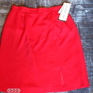 Sag Harbour Red Mini Skirt